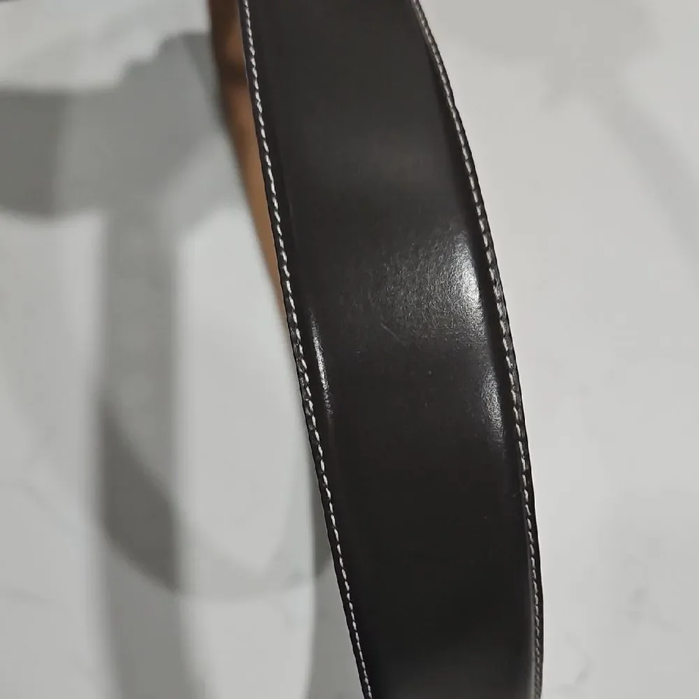 Cole Haan Black and Brown Leather Belt